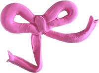 an image of a pink bow on a black background